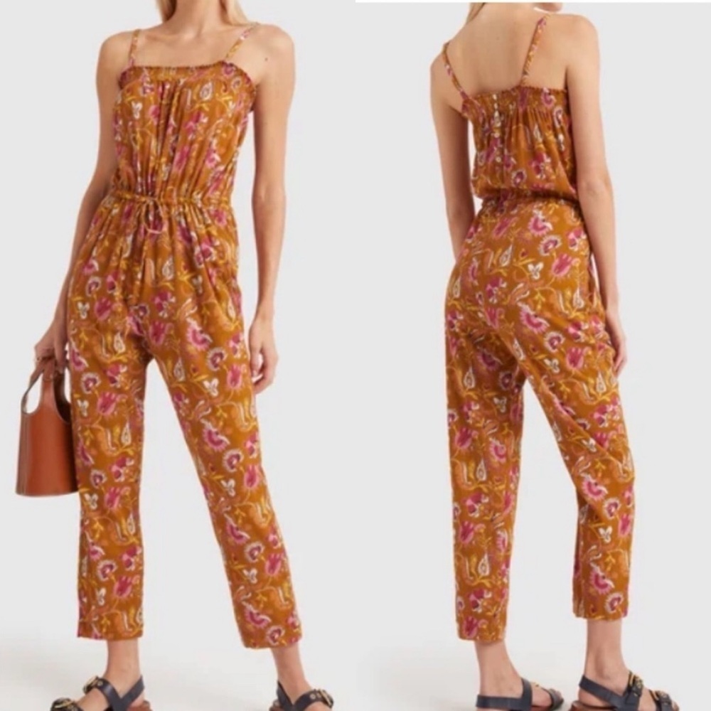 Xirena Sydnee Sunset Floral Jumpsuit Size Small